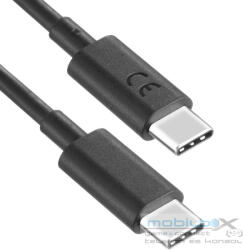 USB Type-C töltő- és adatkábel, USB Type-C, 50W, törésgátlóval, gyorstöltés, PD, Motorola, fekete, gyári - mobil-box