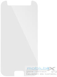  Univerzális ütésálló fólia, 4, 5"-os, 12, 5 x 6 cm-es készülékekhez, gomb kivágással, Tempered Glass (edzett üveg), Clear - mobil-box