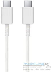 USB Type-C töltő- és adatkábel, USB Type-C, 100 cm, gyorstöltés, Samsung, fehér, gyári,