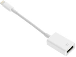  Adapter OTG USB A (female) to Lightning (male) white