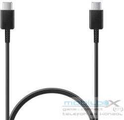 USB Type-C töltő- és adatkábel, USB Type-C, 100 cm, gyorstöltés, Samsung, fekete, gyári, - mobil-box - 2 390 Ft