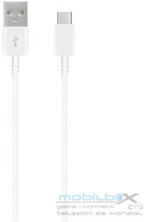 USB adatkábel, USB Type-C, 100 cm, Samsung, fehér, gyári, - mobil-box