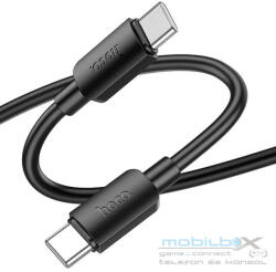 USB Type-C töltő- és adatkábel, USB Type-C, 100 cm, 5000 mA, 100W, gyorstöltés, PD, Hoco X96 Hyper, fekete - mobil-box