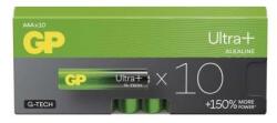 GP Batteries Ultra Plus Alkáli elem AAA 10db (B0314G)