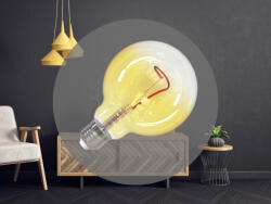 NEDES LED Filament SHAPE 4W YELLOW - G95 / E27 / 1800K - ZSF109 (ZSF109)