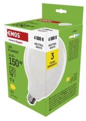 EMOS LED izzó Filament G125 / E27 / 18 W (150 W) / 2452 lm / Természetes fehér (ZF2D83)