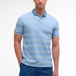 Barbour Branton Striped Polo Shirt - Bleached Blue - XL