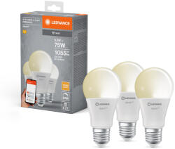 OSRAM LED izzó E27 9, 5 W = 75 W 1055 lm Szabályozható SMART+ WiFi Klasszikus Ledvance (4058075778917)