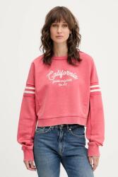 Guess Originals pamut melegítőfelső rózsaszín, nyomott mintás, W5YQ24 K68I4 - rózsaszín L