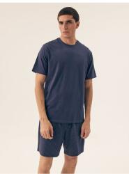 Henderson Shore férfi pizsama, kék, pálmás, L