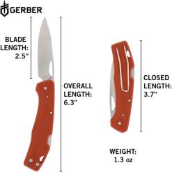 Gerber LST zsebkés, narancssárga ÚJ 1074522