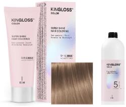  Kingloss Color Ammóniamentes VEGÁN hajszínező szett oxival - 09.32 Világos arany szőke