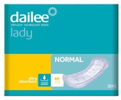 Dailee Lady Inkontinencia betét 26 cm, védőgáttal, 430 ml kapacitás (méret: normál) (28 db/cs) - diaper