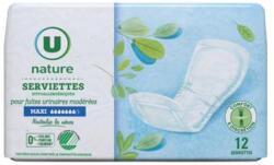 U Nature Lady Inkontinencia betét 39 cm, védőgáttal (méret: maxi) (12 db/cs)