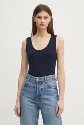 United Colors of Benetton pamut top sötétkék, 3GA2DH010 - sötétkék XS