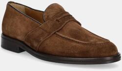 Hackett London velúr mokaszin COLLIN HALL barna, férfi, HMS21468 - barna Férfi 41