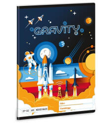 Ars Una Füzet iskolai A5, 32lap, kockás 27-32 Ars Una GRAVITY 10db/csomag (62662)