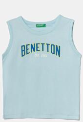 Benetton gyerek pamut póló nyomott mintás, 3I1XGH013 - kék 104