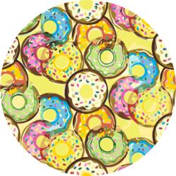  Festés számok szerint - Fánkok Méret: 50x50cm, Keretezés: Kerek kartonlap