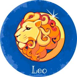  Festés számok szerint - Oroszlán Méret: 50x50cm, Keretezés: Kerek kartonlap