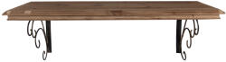 Clayre & Eef Etajera lemn fier maro 105x35x35 cm (5H0731) Raft