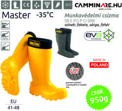 Camminare - MASTER EVA munkavédelmi csizma SÁRGA (-35°C) (20160001-43)