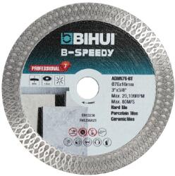 BIHUI Disc Diamantat pt. Placi ceramice, Greie, Faianta 76x10 (mm) - BIHUI-AGMN76-BT (BIHUI-AGMN76-BT) Disc de taiere