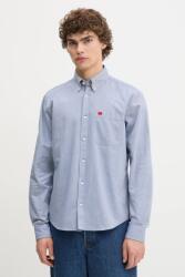 HUGO BOSS pamut ing legombolt galléros, fekete, slim, 50479302 - kék S - answear - 26 990 Ft