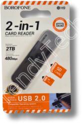 BOROFONE USB-és SD kártya olvasó
