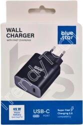 Blue Star töltő adapter, Type-c, fekete (45W) (5,9034E+12)