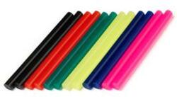 DREMEL Tartozékok - Ragasztórudak, színes, alacsony hőmérsékletű, átmérő 7 mm, 12 db 2615GG05JA (2615GG05JA)