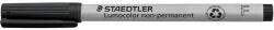 Alkoholmentes marker, OHP, 0, 6 mm, STAEDTLER "Lumocolor® 316 F", fekete