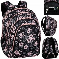COOLPACK Drafter Tágas Ifjúsági Iskolai Hátizsák Lányoknak Helen Virágok (F010744)