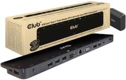 Club 3D Dokkoló állomások, CLUB3D, 100 W, 7xUSB, fekete (MEN-CM-334250)