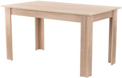 Leziter Yorki Standard étkezőasztal 140x80 cm sonoma tölgy (LYET140ST) - frankootthon