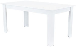 Leziter Yorki Standard étkezőasztal 160x90 cm fehér (LYET160F) - frankootthon