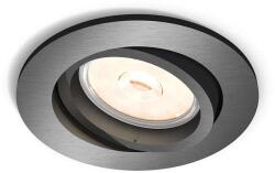 Philips myLiving - LED-es beépíthető lámpatest, 9 cm átmérőjű, GU10, szürke 915005423401 (915005423401)