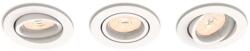 Philips myLiving - LED-es süllyesztett lámpatest, 9 cm átmérőjű, GU10, 3 db, fehér 915005418731 (915005418731)