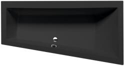 POLYSAN Andra 180x90 cm right matt black (78771BM)