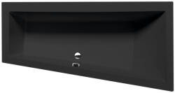 POLYSAN Andra 180x90 cm right matt black (78771.21)