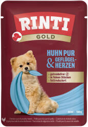 RINTI Gold Mini chicken pure & poultry hearts 10x100 g