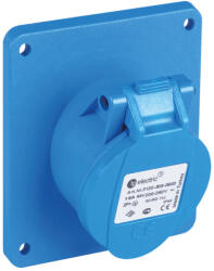 TP Electric 3x16A - Beépíthető dugalj (ferde) -83x90 alap (IP44) 3120-309-0900 (3120-309-0900)