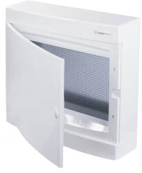 TEHNOPLAST Falon kívüli elosztódoboz C-MEDIA-IT, fehér, 2 soros, 2x18 modulos, IP40, fehér ajtóval, 850*C izzóh. THP-N2x18CW-IT (THP-N2x18CW-IT)