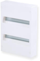 TEHNOPLAST Falon kívüli kiselosztó doboz, A sorozat, 24 modulos, ajtó nélkül, 2 soros, 250x353x70 mm, IP40 THP-N24A (THP-N24A)