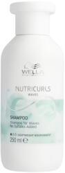 Wella Nutricurls Waves sampon hidratant fara greutate pentru parul cret 250 ml