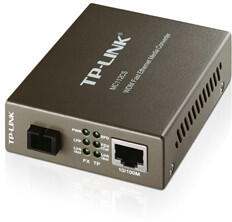 TP-Link Media convertor MC112CS, RJ45 10/100M la fibra SC single-mode 100M, Full-duplex, 20 Km (MC112CS)