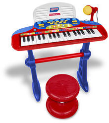 Bontempi Álló szintetizátor, 37 billentyű, mikrofon (13 3740)