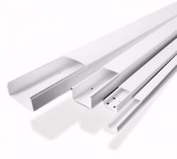 Stilo 40 × 40 (szél/mag) vezetékcsatorna fehér (72 m/köteg) (STI941)