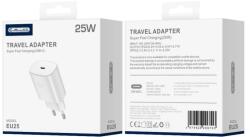 Jellico hálózati töltő EU25 PD 25W 1xUSB-C Fehér