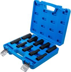 BGS technic Hosszított dugókulcs készlet, hatszög, 1/2" meghajtású, 10-24mm, 10db (BGS-5206)